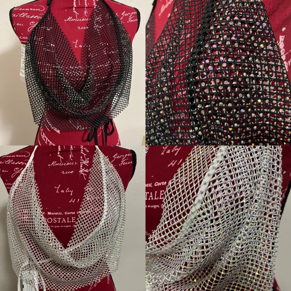 Rhinestone dressy tops bundle🌸